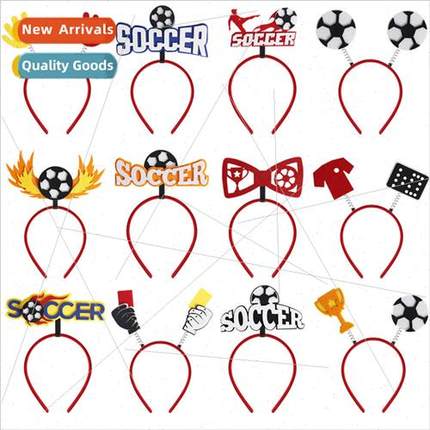 2023 new soccer hair bands headbands Euro soccer theme party