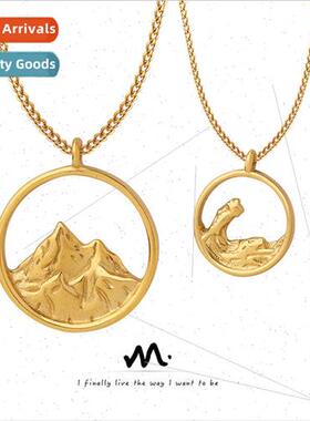 new mountain alliance sea oath pendant necklace ins nd jewel