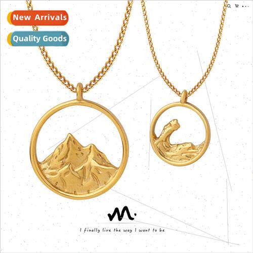 new mountain alliance sea oath pendant necklace ins nd jewel