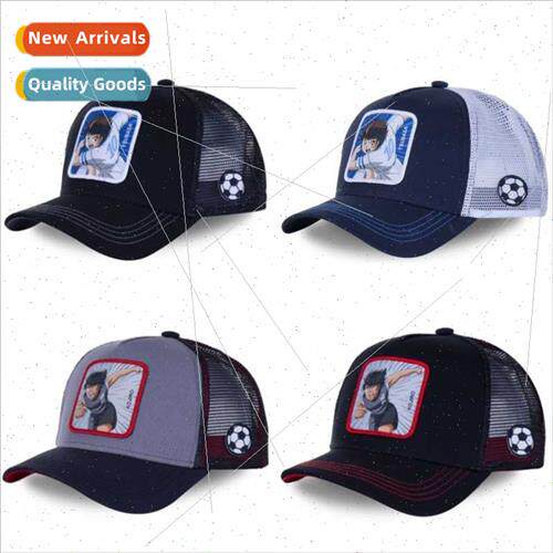 Cartoon Football Kid Baseball Cap Anime Mesh Hat American Tr