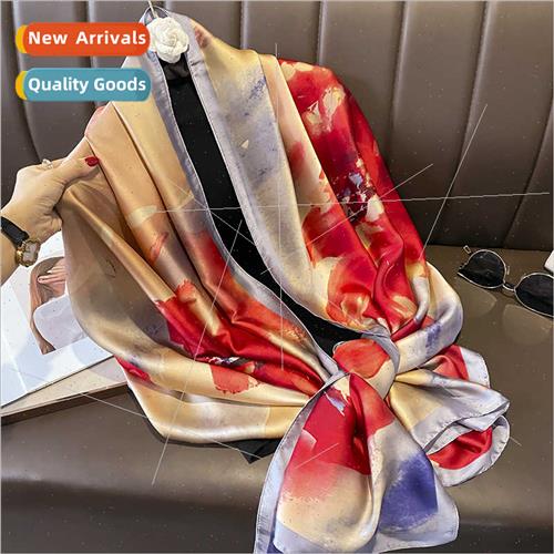 lk scarf new 2023 fashion large square scarf female spring a