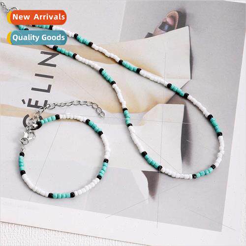 DIY handmade beaded ethnic necklace personalized versatile r