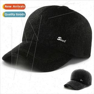 tongue thi winter aged middle cap duck tweed elderly men Hat