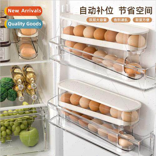 Slide Egg Carton Double Automatic Egg Roller Refrigerator de