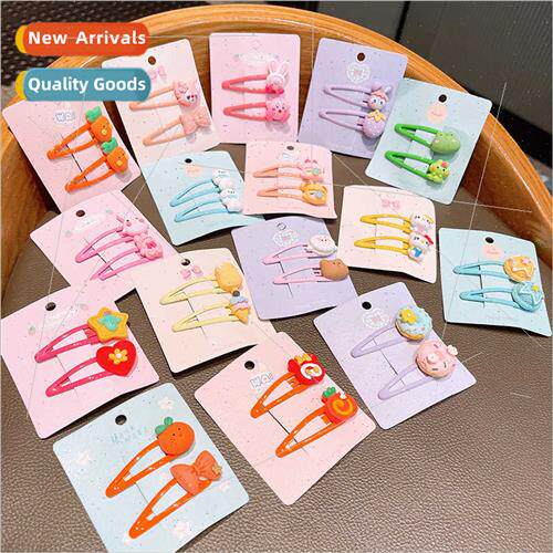 Korean children cute fru bb clip broken hair star female ban