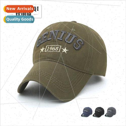 spring autumn new men baseball cap three-dimensional embroid