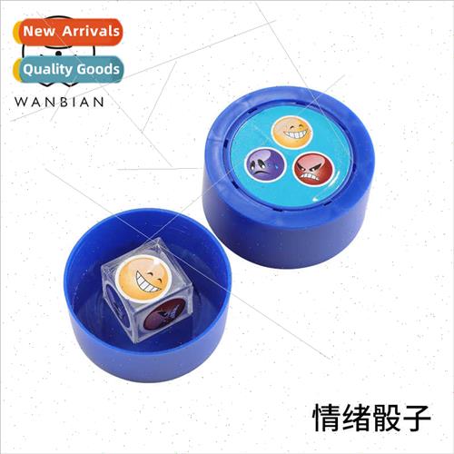 Magic Toys Emotional Dice Crying Smiling Face Close-up Magic