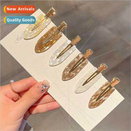 Dazzle color mermaid  shell whout trace hairpin female side