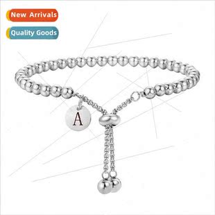 steel simple beads ins round stainless 4MM Europe fashion