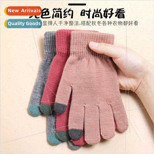 New men women wool warm touch screen gloves ~ fall winter st