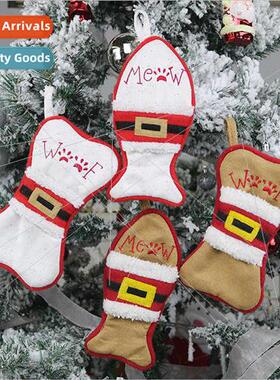 2019 New Small Christmas Decorative Stockings Christmas Stoc