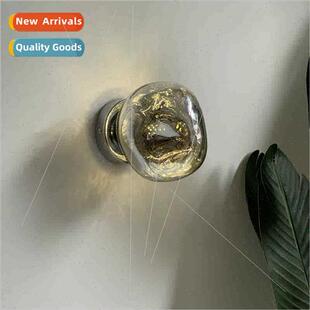 Scandinavian art lava glass wall sconce designer creative li