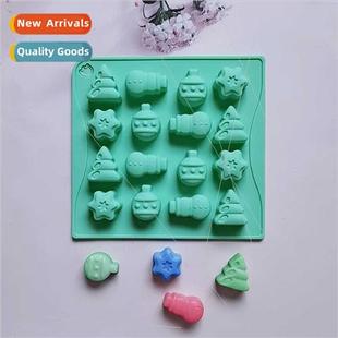 16 Tree Snowman 73 Chocolate Cake licone Mold Candy Dessert