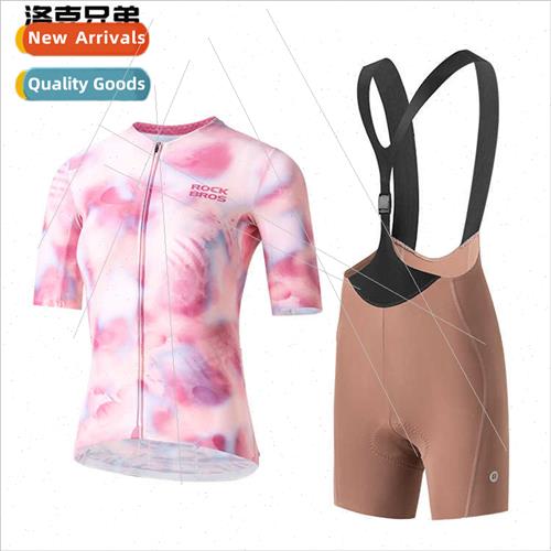 Cycling Jersey Su Women Short Sleeve Comt Bib Pants Mountain