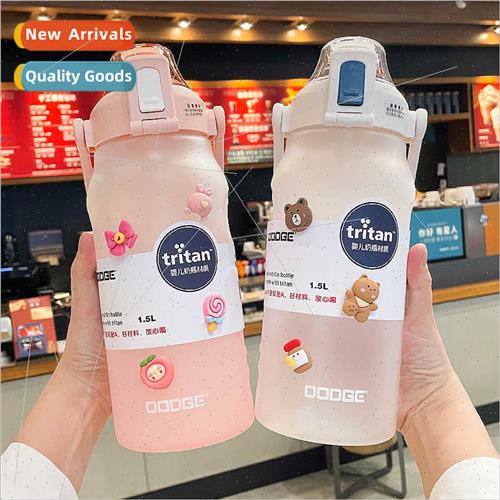 Large-capacy water cup female 2021 new space cup sports plas