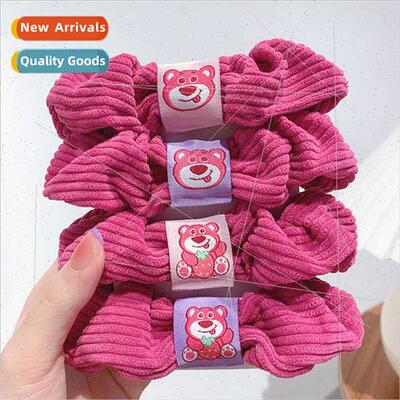 Koreastrawberry bear sausage hair ring girl headdress studen