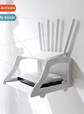 Car TV set-top box rack no-hole router set-top box phone wal