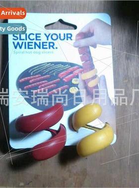 tv  kchen supplies gadgets grill hot dog cutting aid slce yo