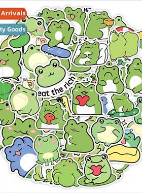 50 croak stickers cute cartoon waterproself-adhesive art gra