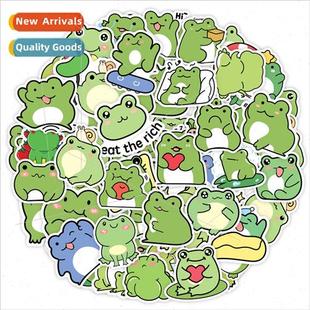 50 croak stickers cute cartoon waterproself-adhesive art gra