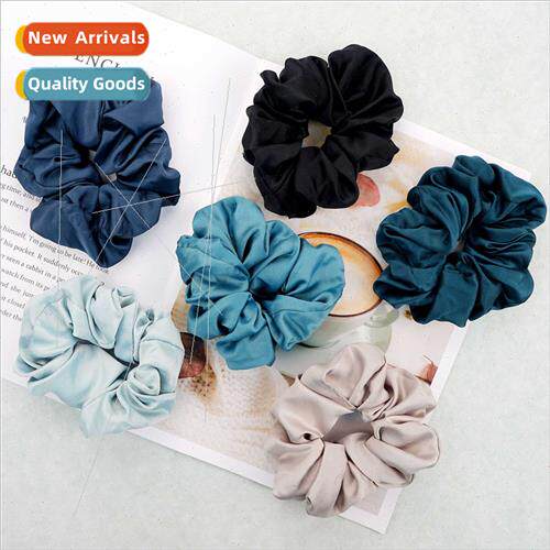 Large Satin Sateen Large Sausage Ring Headpiece Hair Accesso