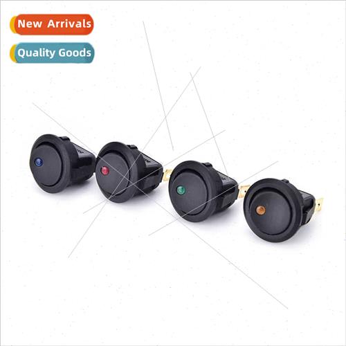 4PCS 12V Round Cat Eye Swch Boat Swch KCD1 Power Swch 3 Pin