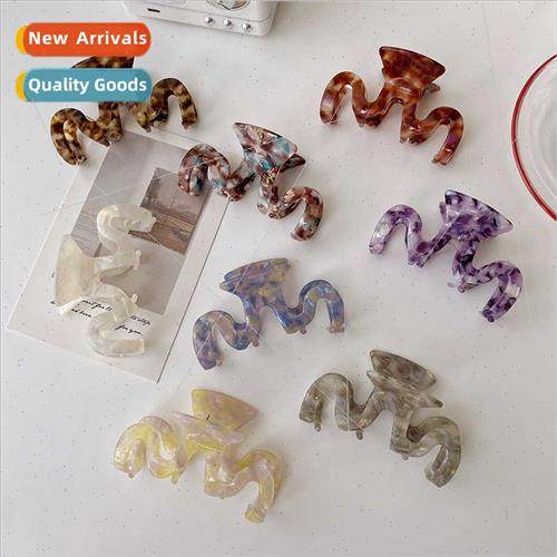 Shark clip Korean Japan large acetate scratch clip new hair
