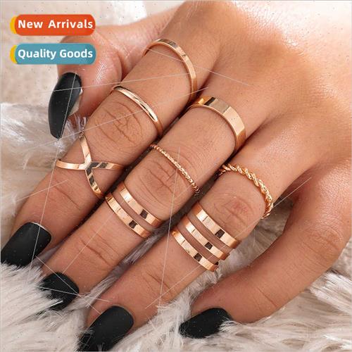 Korea cross popular 8pcs finger ring index finger knuckle ri
