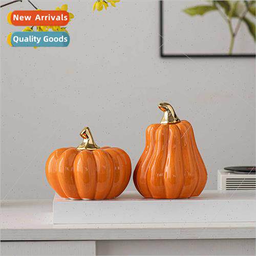 Ceramic pumpkin simple modern desktop entrance decorative or
