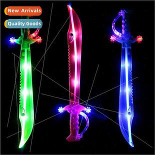 Shark flash knife toy music light up sword light up sound
