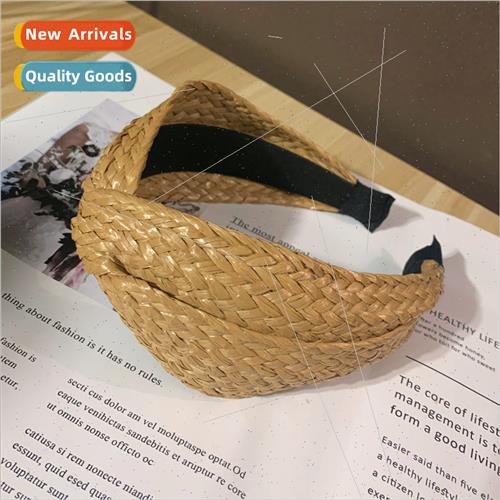 new hair bands Korea simple adult straw compression hair was