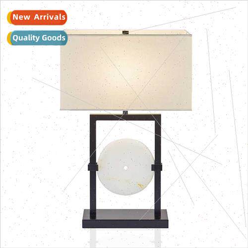 New Chinese table lamp bedroom bedside cozy modern clubhouse