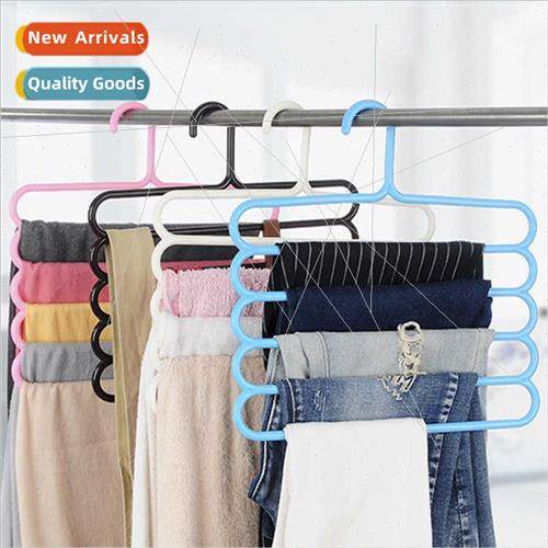 Five tier drying rack coat rack multi-layer silk scarf rack