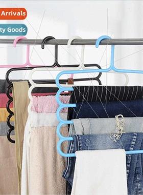 Five tier drying rack coat rack multi-layer silk scarf rack