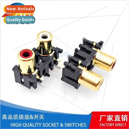 AV2 Hole Gold Plated Horizontal wh Swch AV2 Red Whe 15mm Pch