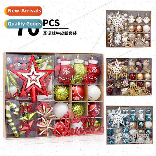 Christmas Decorations 70pcs Painted Tree Top Star Christmas