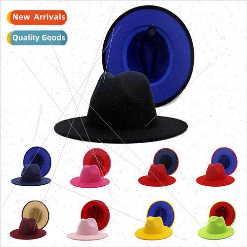 60-color two-color tweed bowler hat Europe Uned States adult