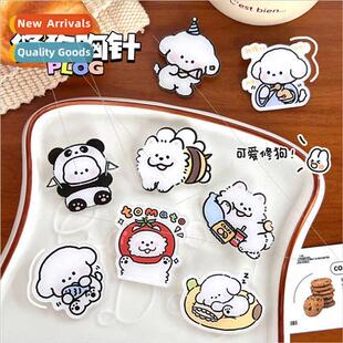 Teng billion    cartoon acrylic repair dog brooch students s