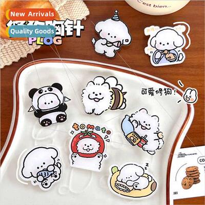 Teng billion    cartoon acrylic repair dog brooch students s