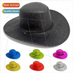 male Brish gentleman Glter jazz hat western cowboy