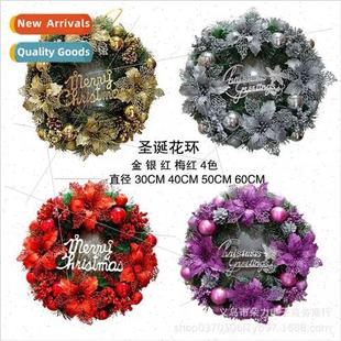 Red Wreaths Fru Balls Christmas Hotel Decoration
