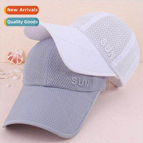 Baseball cap children hollow embroidery breathable duck tong