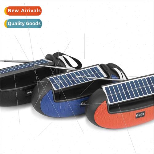 DG36 new bluetooth speaker solar charging antenna outdoor po