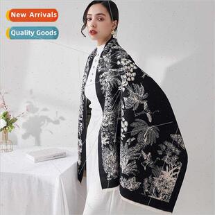 Autumn winter new thickened scarf female wild neck senior gr