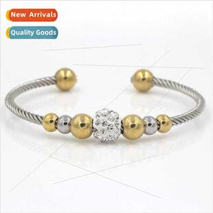 Europe Ins Bosnia fashion Symmetrical round beads wh diamond