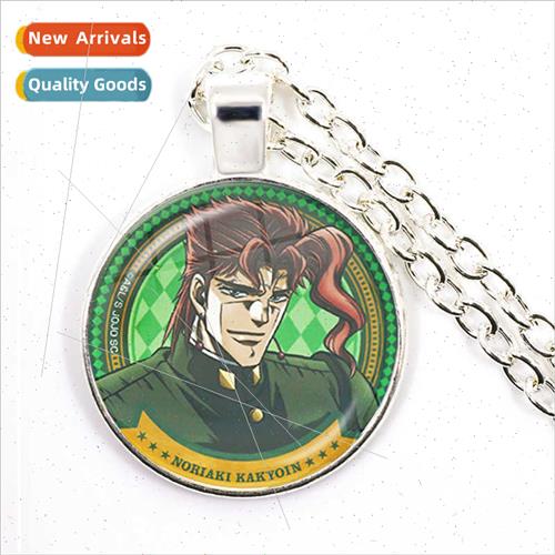 JOJO Wonderful Adventure Time Gemstone Glass Pendant Creativ