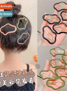 Cloudy hollow broken hair bb clip ehead bangs a word side cl