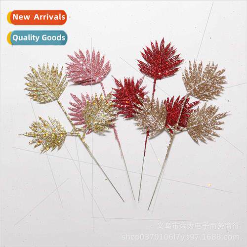 Christmas Gold Dust Leaves Christmas Tree  Flower Arrangemen