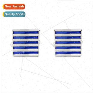 men oil shirt personalized cufflinks drip French New