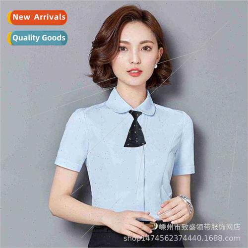 Korean women double short small tie professional mal dress c